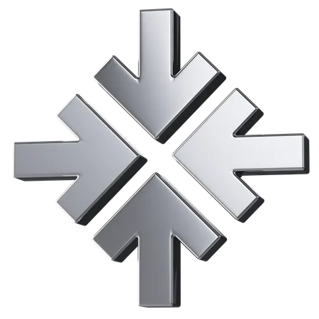 Metal Streetwear Arrow  3D Icon