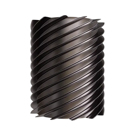 Metal Tornado  3D Icon