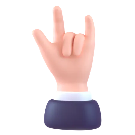 Metall Handbewegung  3D Icon