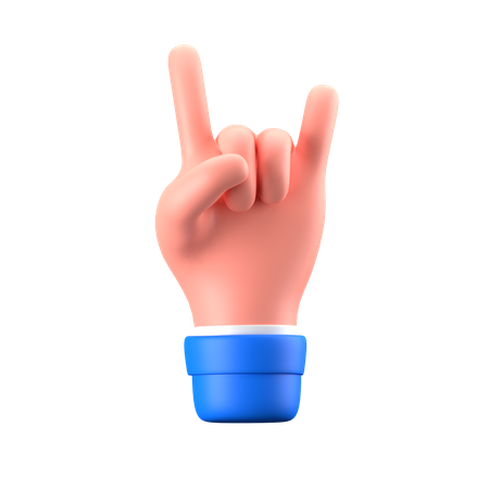 Metall Handbewegung  3D Icon