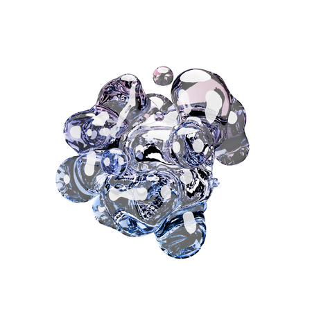 Metallic Bloom  3D Icon
