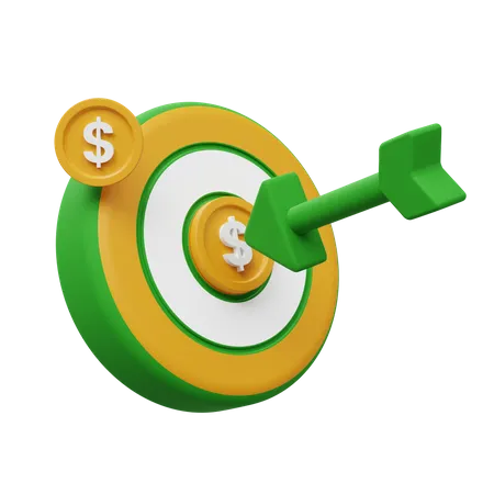 Metas financieras  3D Icon
