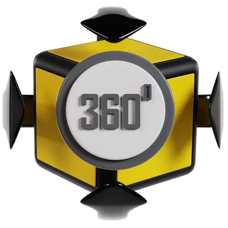 Metaverse 360 Experience  3D Icon