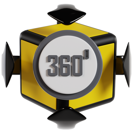 Metaverse 360 Experience  3D Icon