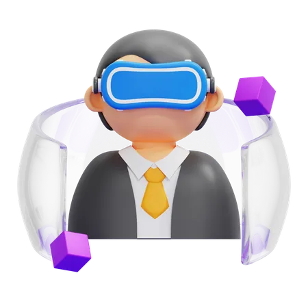 Metaverse  3D Icon