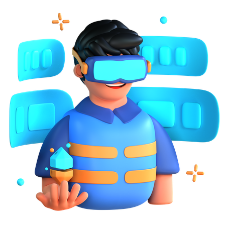 Metaverse  3D Icon