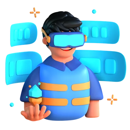 Metaverse  3D Icon