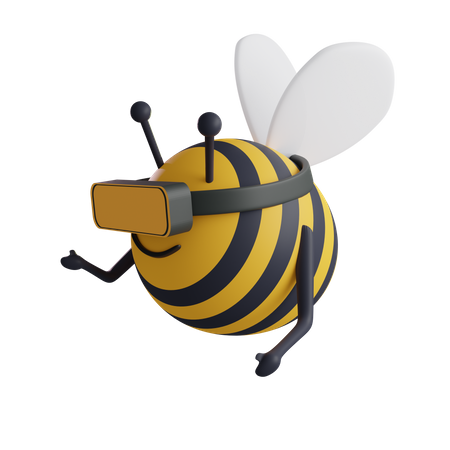 Metaverse Bee  3D Icon