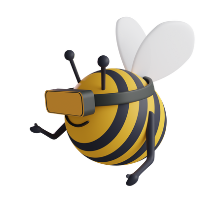Metaverse Bee 3D Icon