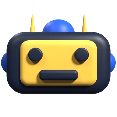 Metaverse Bot  3D Icon