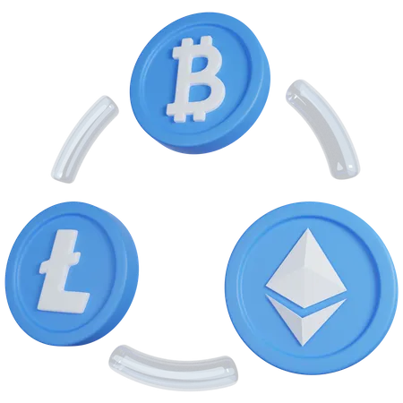 Metaverse Crypto  3D Icon