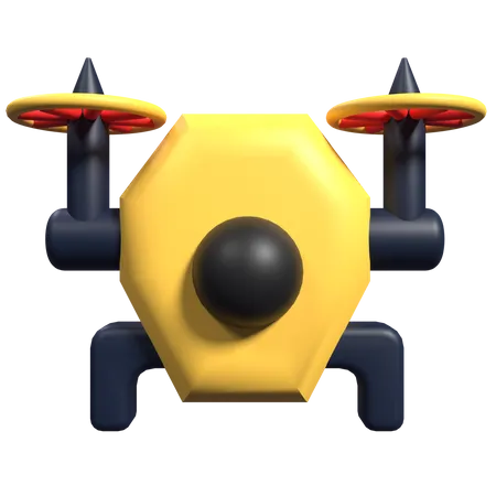 Metaverse Drone  3D Icon