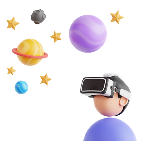 Metaverse Exploration  3D Icon