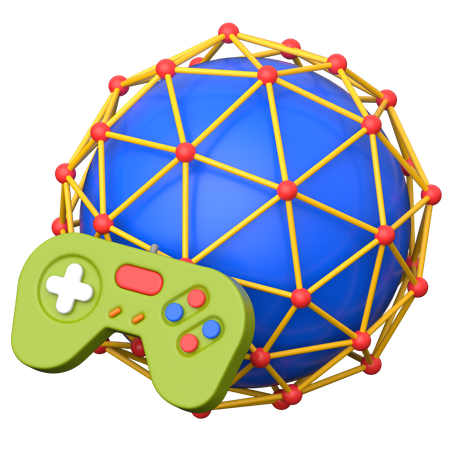 Metaverse Gaming  3D Icon