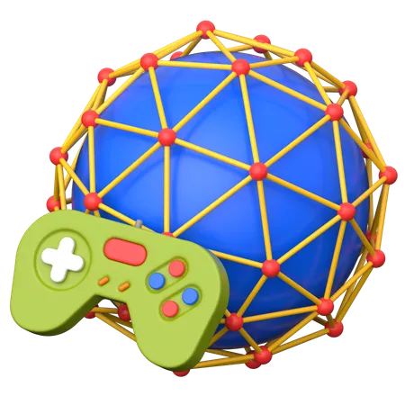 Metaverse Gaming  3D Icon