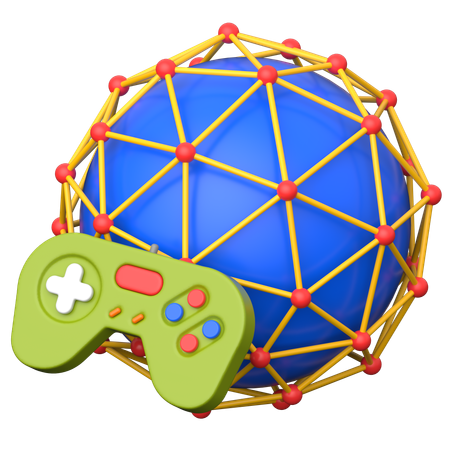 Metaverse Gaming  3D Icon