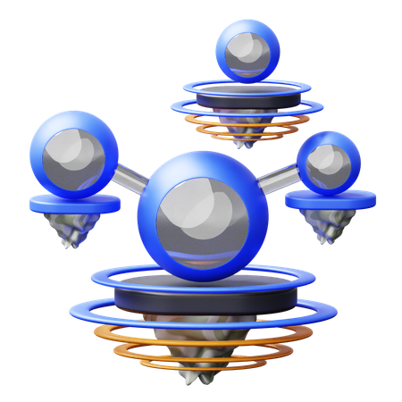 Metaverse Land  3D Icon