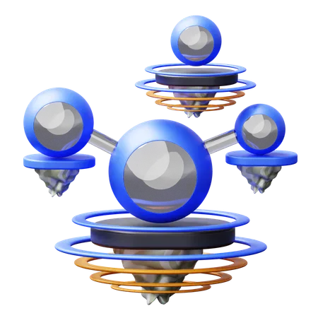 Metaverse Land  3D Icon