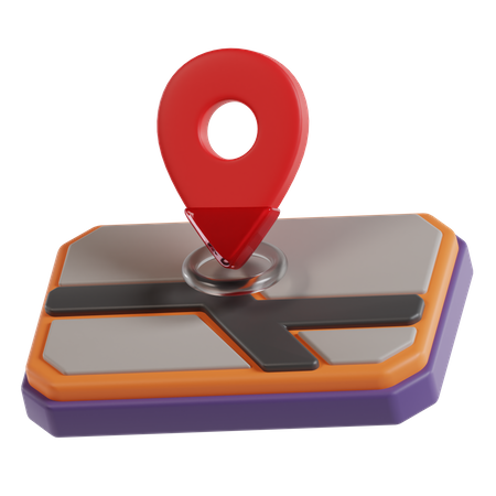 Metaverse Location  3D Icon