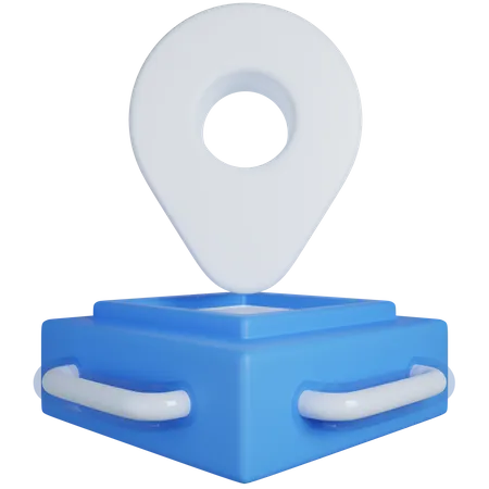 Metaverse Location  3D Icon