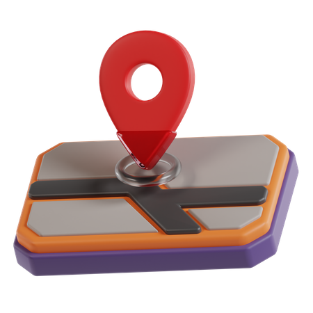Metaverse Location 3D Icon