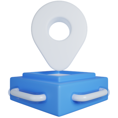Metaverse Location  3D Icon