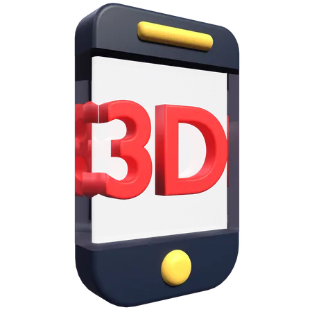 Metaverse Phone  3D Icon
