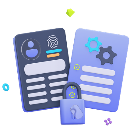 Metaverse Privacy Policy  3D Icon
