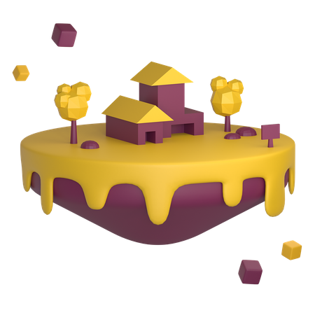 Metaverse-Startseite  3D Icon