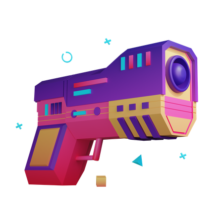 Metaverse Weapon  3D Icon