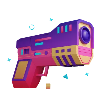 Metaverse Weapon  3D Icon