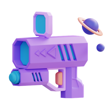 Metaverse Weapon  3D Icon