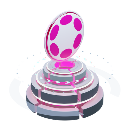 Metaverso Polkadot (DOT)  3D Icon