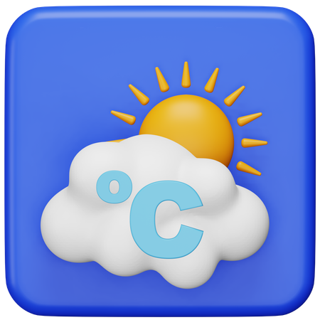 Application Météo  3D Icon