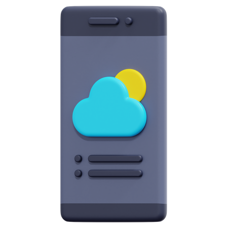 Application Météo  3D Icon