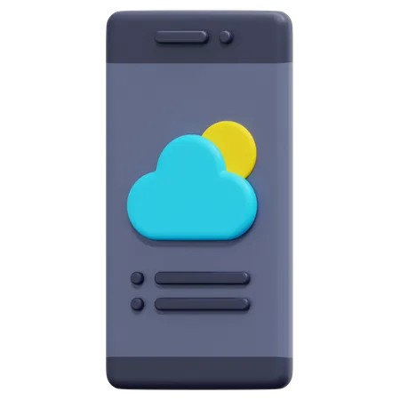 Application Météo  3D Icon