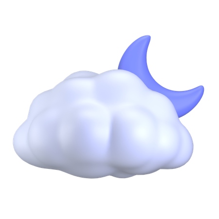 Météo nocturne  3D Icon