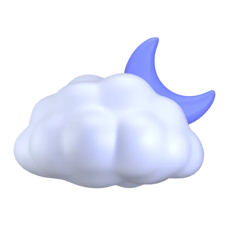 Météo nocturne  3D Icon