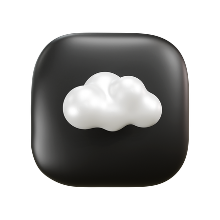 Météo nuageuse  3D Icon