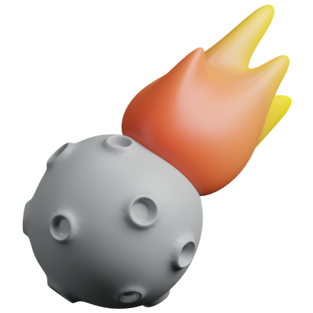 Meteor  3D Icon