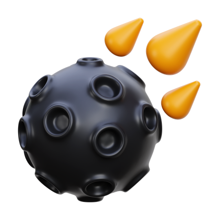 유성  3D Icon