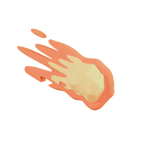 Meteor  3D Icon