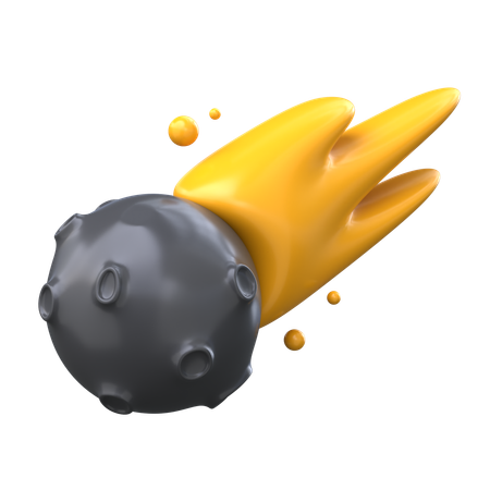 Meteor  3D Icon