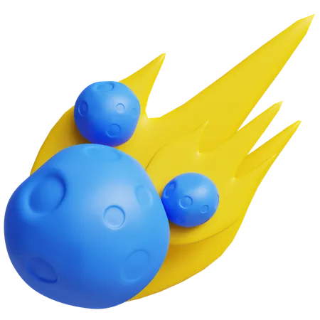 Meteor  3D Icon