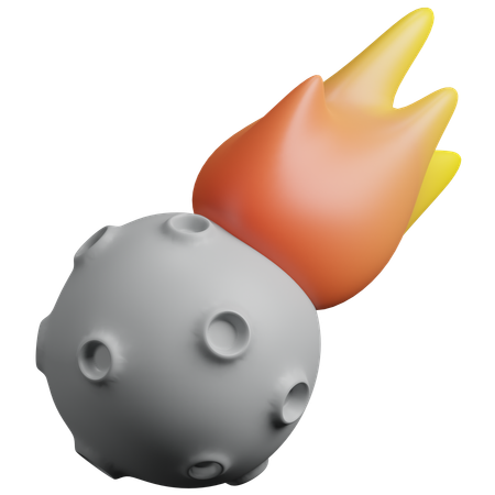 Meteor  3D Icon