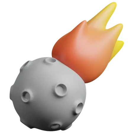 Meteor  3D Icon