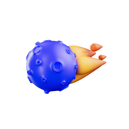 Meteor  3D Icon