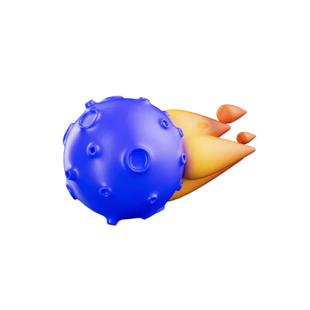 Meteor  3D Icon