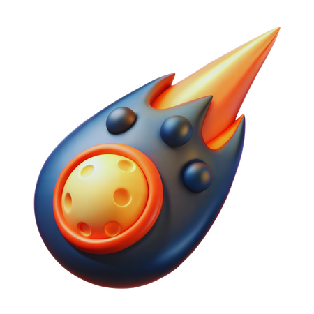 Meteor  3D Icon