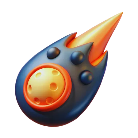 Meteor  3D Icon